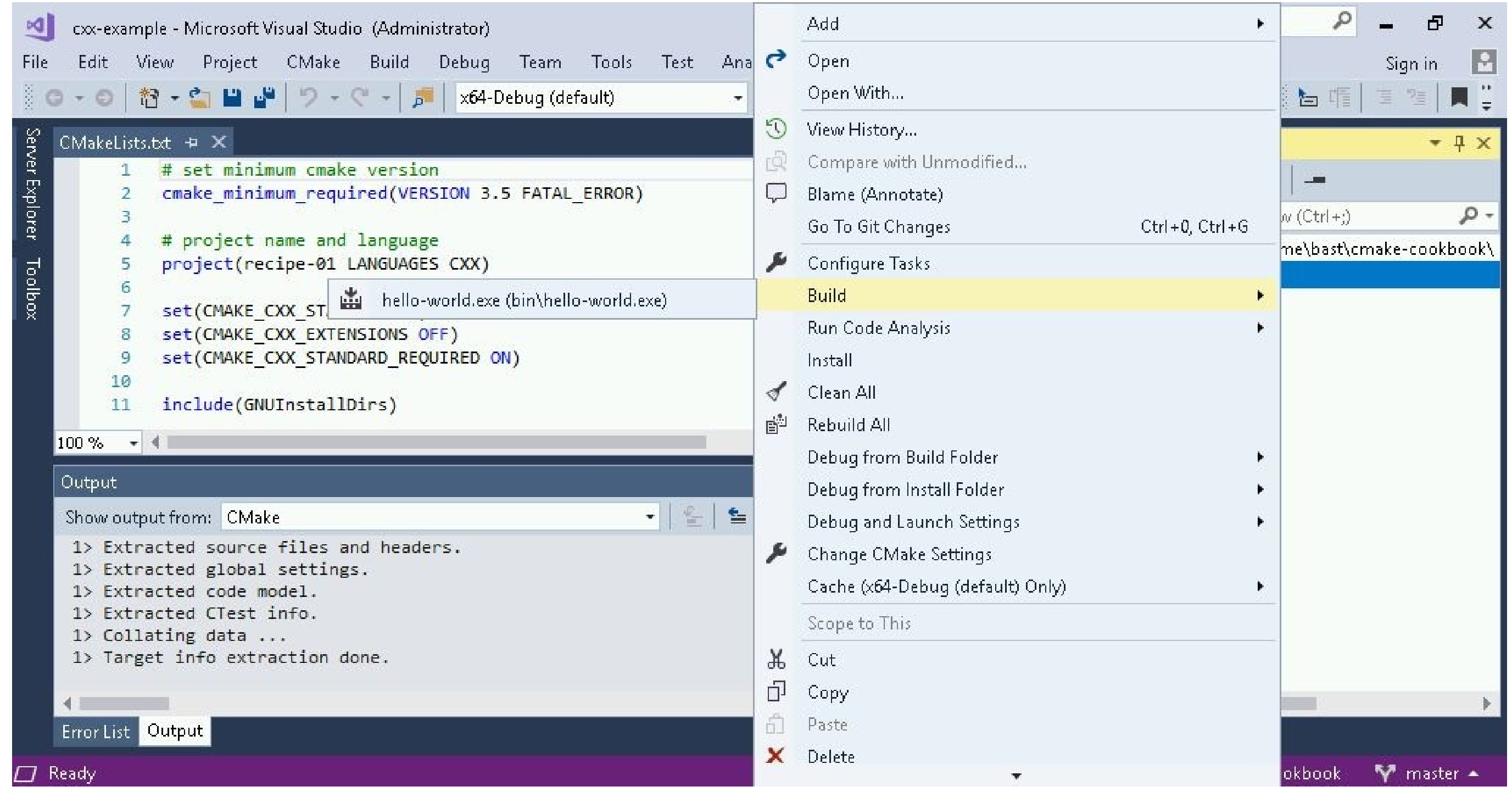 13.1 使用CMake构建Visual Studio 2017项目 - 图4
