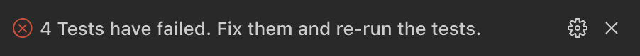 Error notification