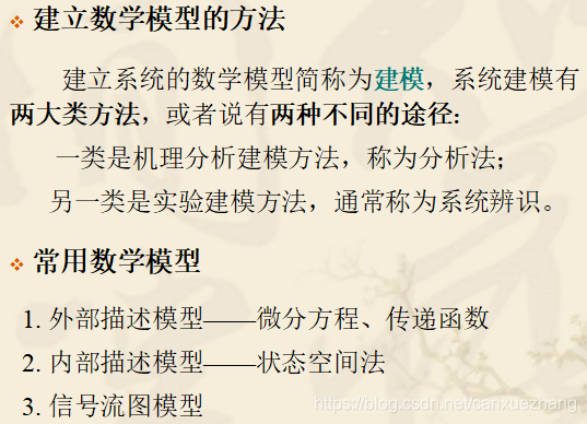 控制系统的数学模型 - 图1