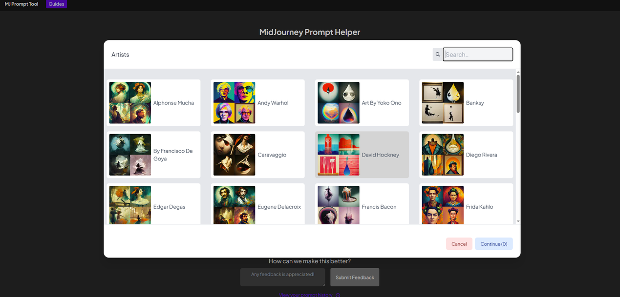 Midjourney Prompt提示词生成工具 - 图6