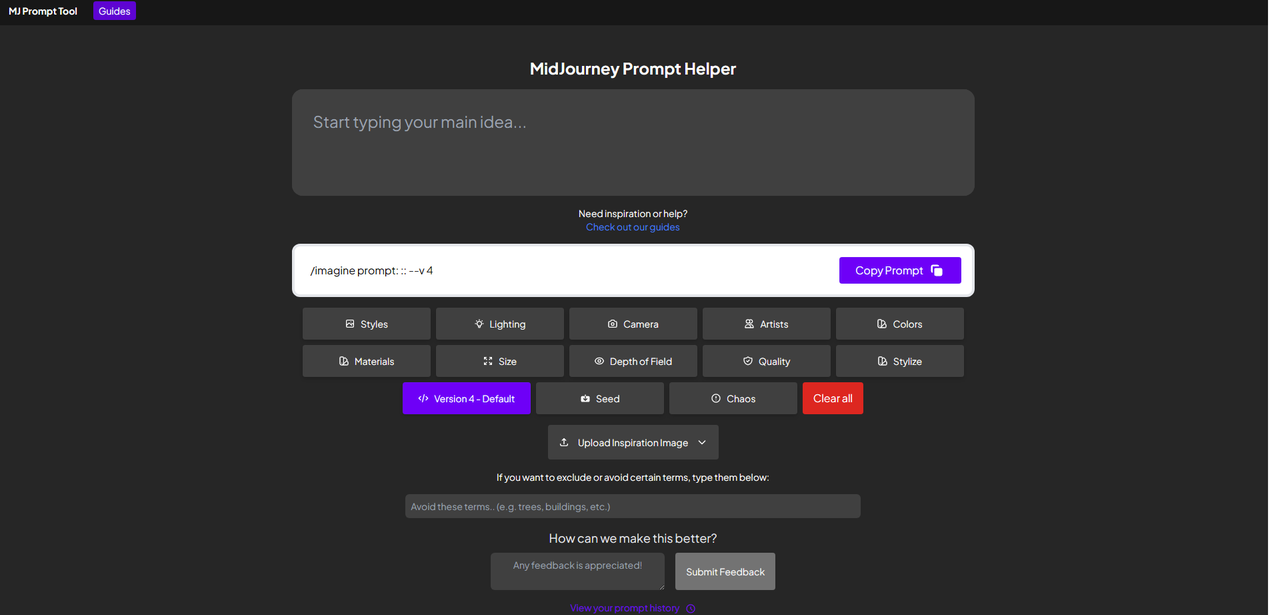 Midjourney Prompt提示词生成工具 - 图5