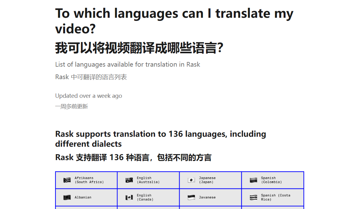 视频翻译AI工具RASK的介绍