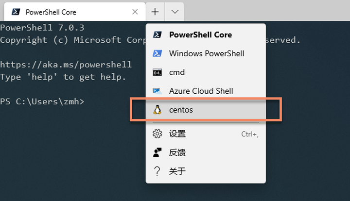WSL2子系统安装CentOS8及开发环境 - 图4