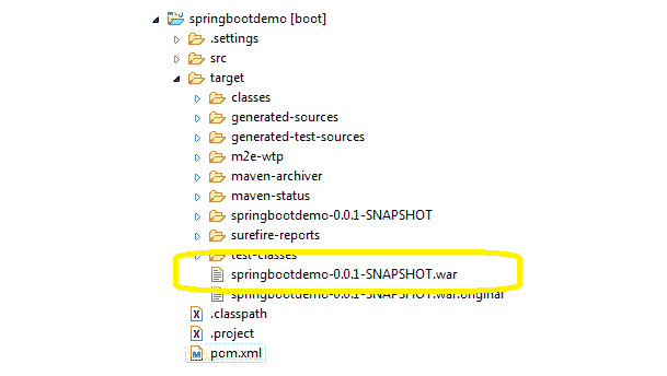 Spring Boot WAR 包示例 - 图1
