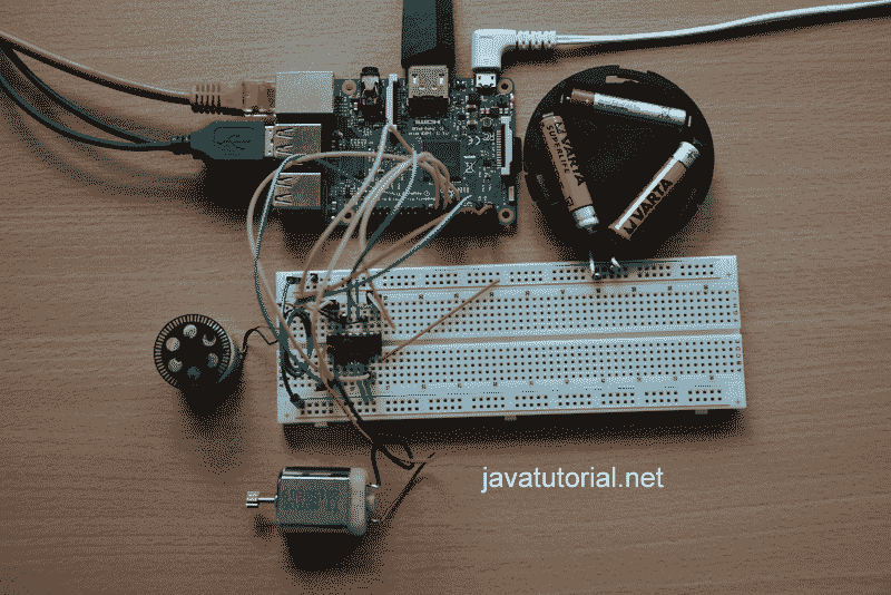 Raspberry Pi 用 Java 控制直流电机的速度和方向 - 图9