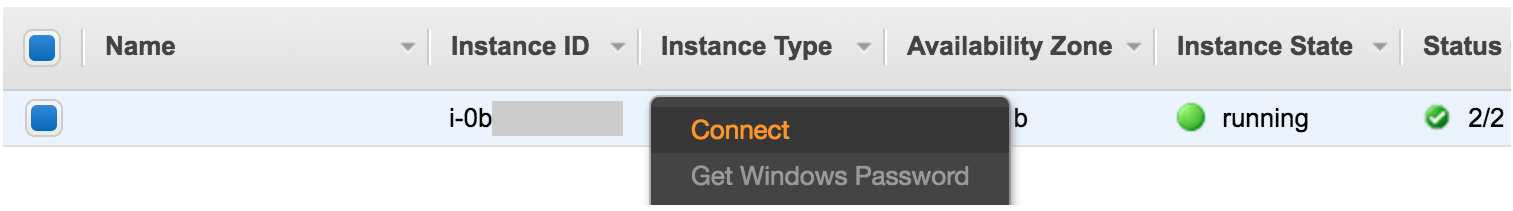 View instance access method.