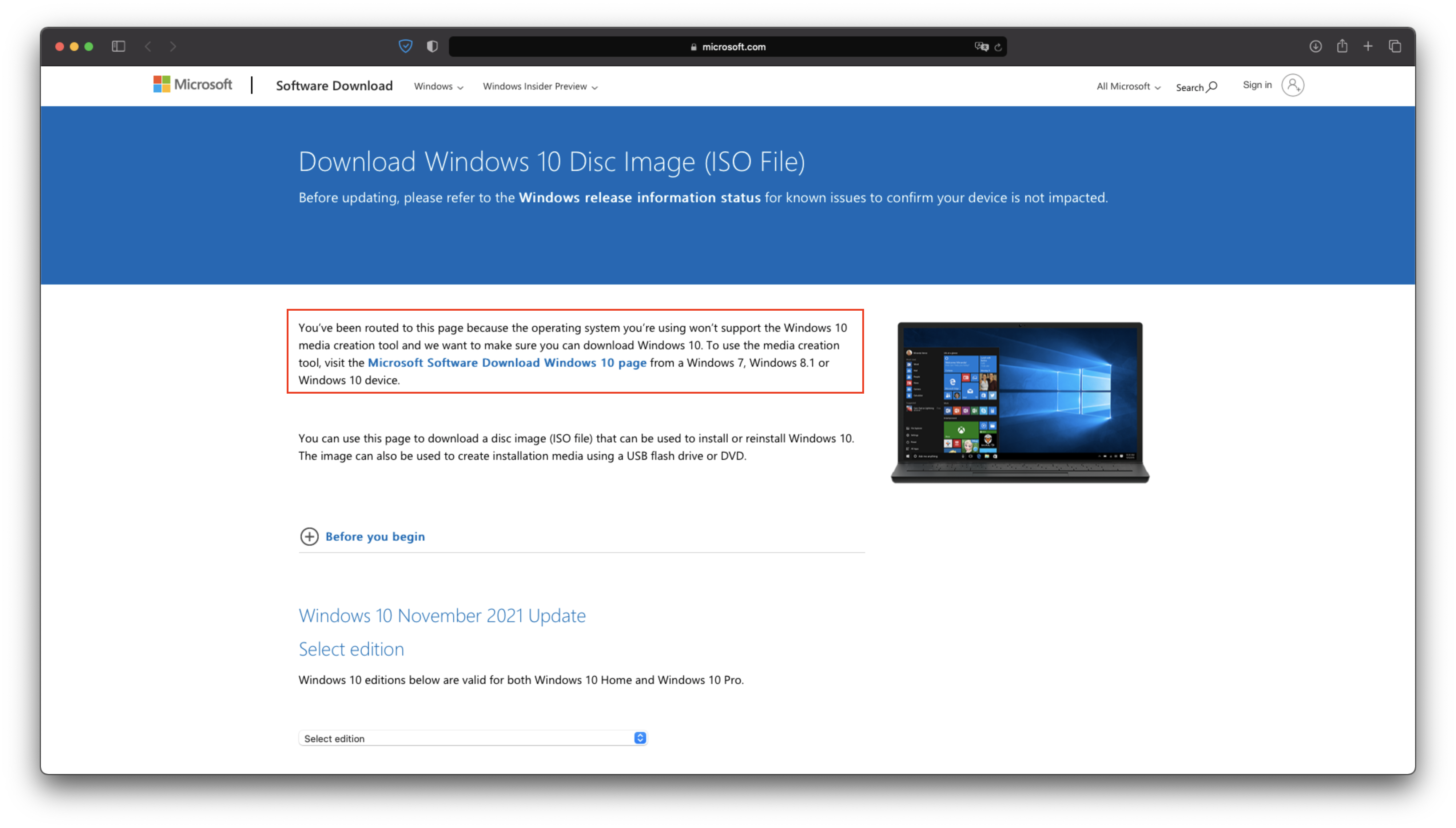 Windows10 ISO 文件下载及系统U盘制作 - 图1