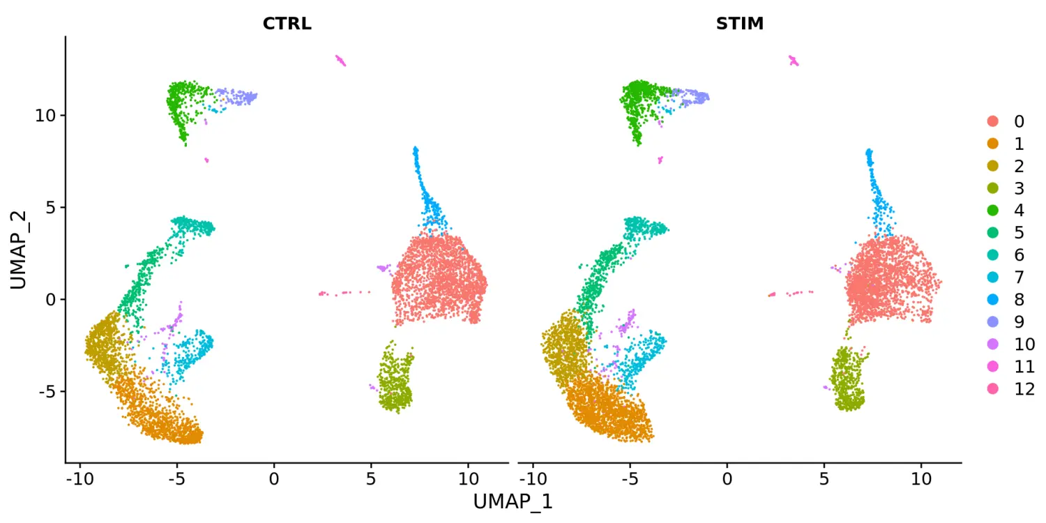 Seurat包学习笔记（七）：Stimulated vs Control PBMCs - 图3