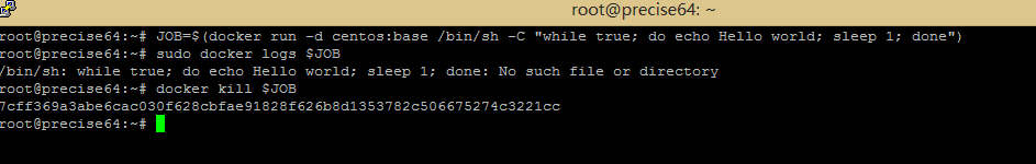 docker ps