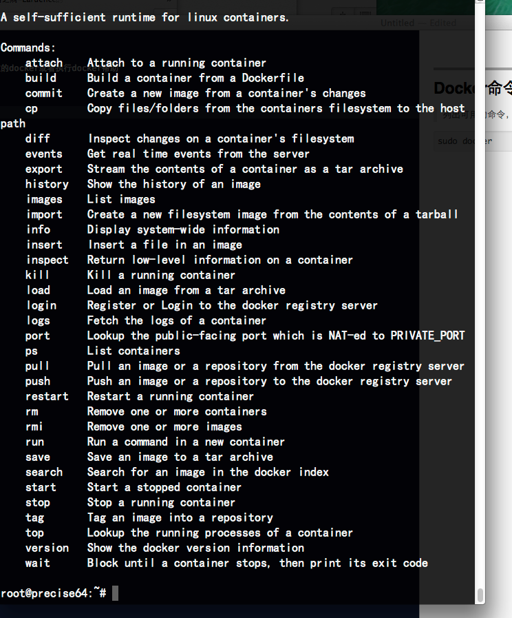 Docker命令行帮助 - 图1