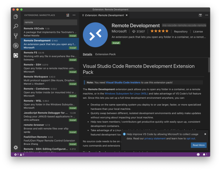 尝试一下 VSCode Remote 开发 Node 应用 - 图2