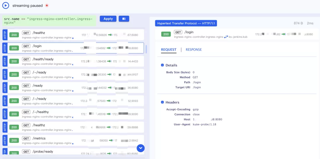一款强大的Kubernetes API流量查看神器 - 图6