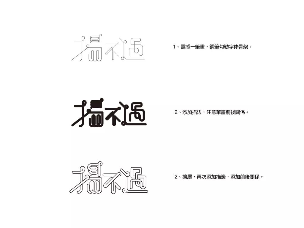 **字如其人 | 楊不過字体设计分享（上） - 图38