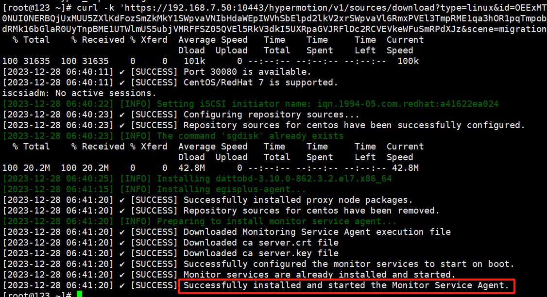 Install Agent on the Failback Host and register with HyperBDR - 图4