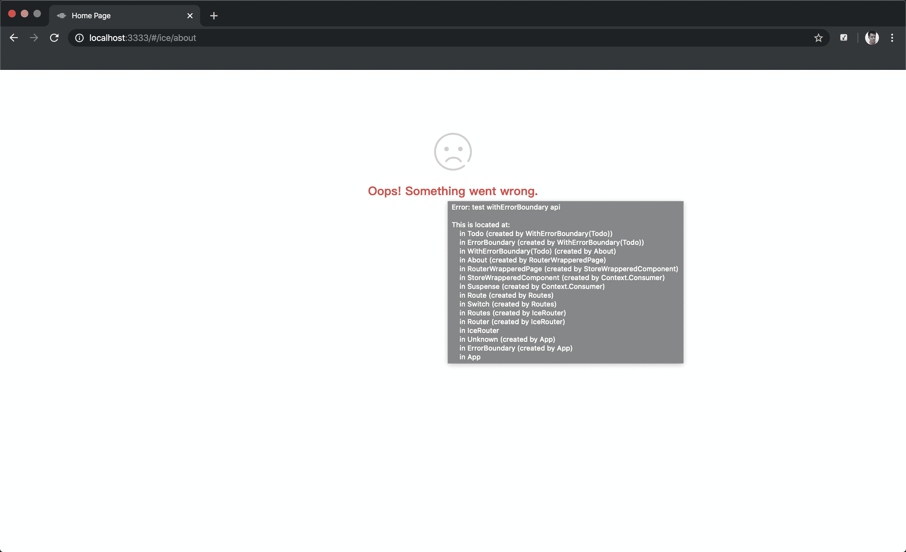 错误边界 Error Boundaries - 图1