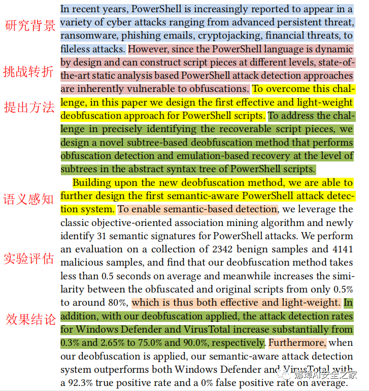 娜璋AI安全之家 - [AI安全论文]针对PowerShell脚本的轻量级去混淆和语义感知攻击检测 - 图34