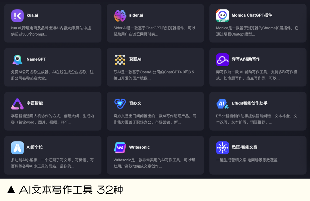 100余种AI工具合辑，总有一款适合你（含业务案例） - 图8