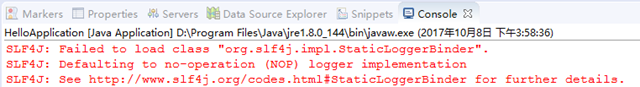 【20200125】SpringBoot排错 - springboot启动报错： SLF4J: Failed to load class "org.slf4j.impl.StaticLoggerBinder". - 图1