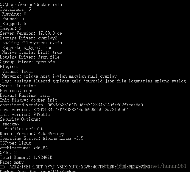 WIN10下DOCKER的安装与使用 - 图8