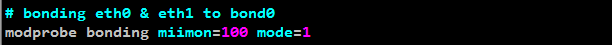 Linux系统配置双网卡绑定bond0 - 图3