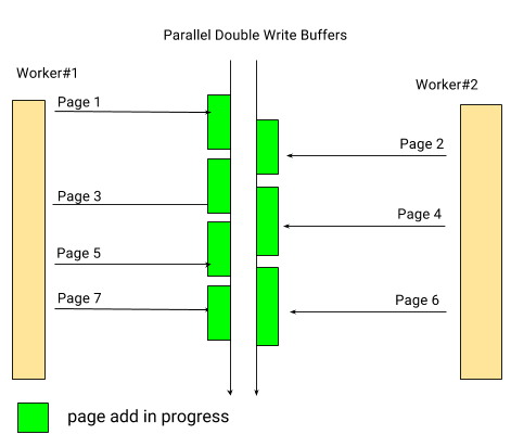 Parallel Double Write Buffers
