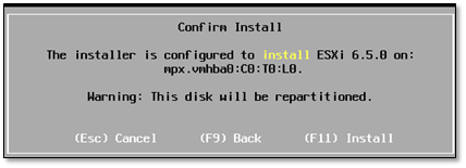 ESXI 6.5 从载到安装 - 图12