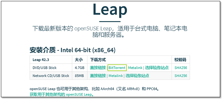 OpenSUSE 服务器系统部署 - 图1