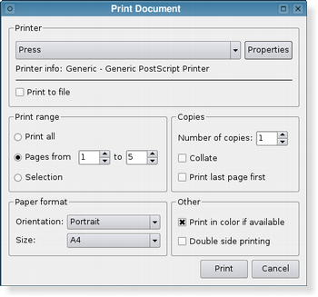 QPrintDialog Class Reference - 图1