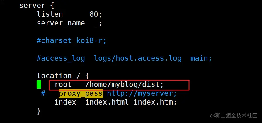 Nginx 配置文件 域名反向代理以及静态资源部署 - 图5