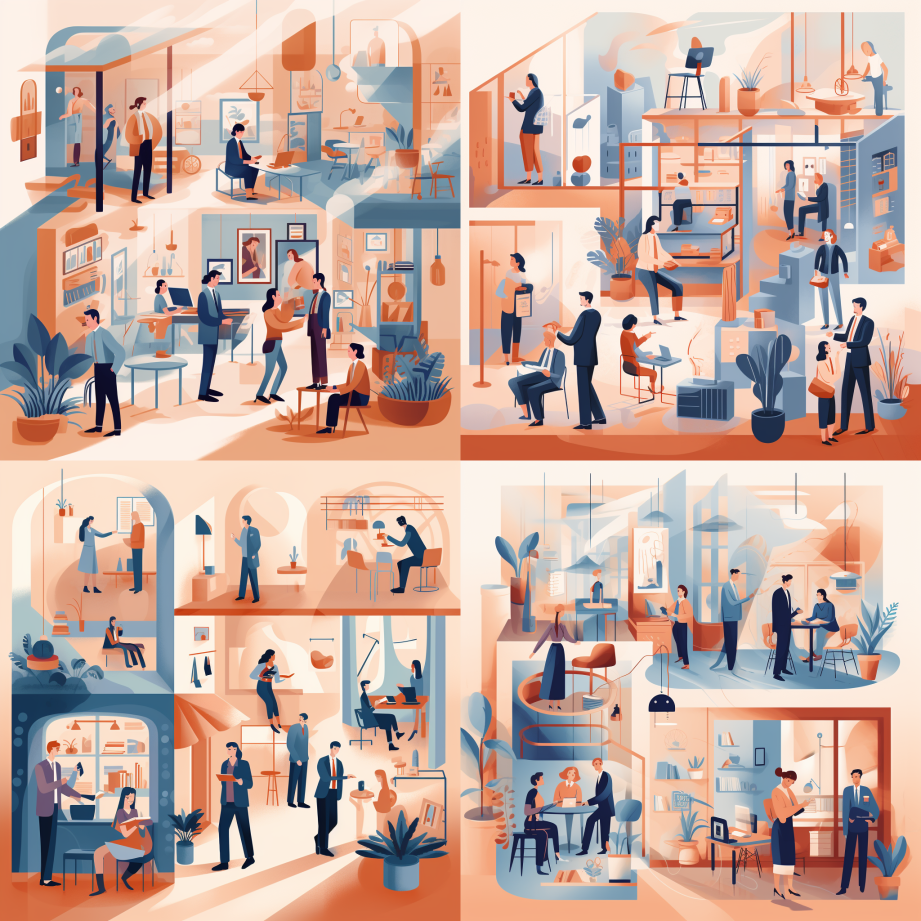15+Midjourney提示词轻松创作企业插图 - 图7