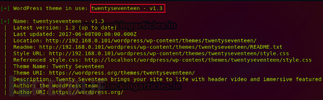 WPScan使用完整攻略:如何对Wordpress站点进行安全测试 - 图4