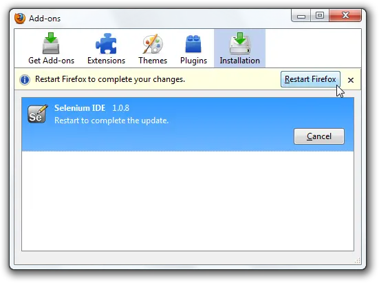 安装 Selenium IDE - 图3