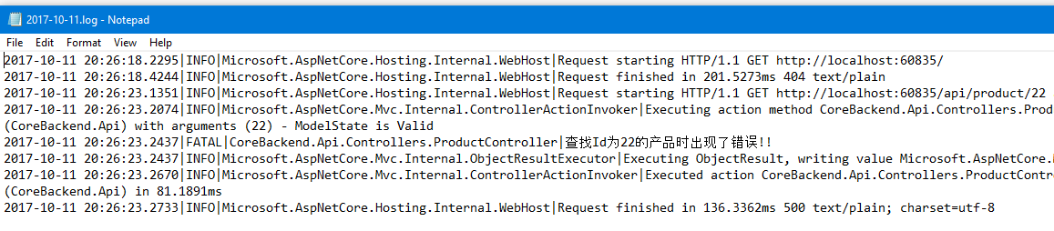 1-03.从头编写 asp.net core 2.0 web api 基础框架 (3)_注册已有服务Ilogger - 图9
