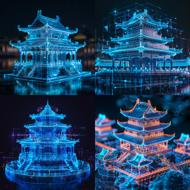 wireframe hologram 数字媒体线框 - 图3