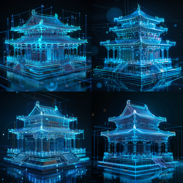 wireframe hologram 数字媒体线框 - 图2