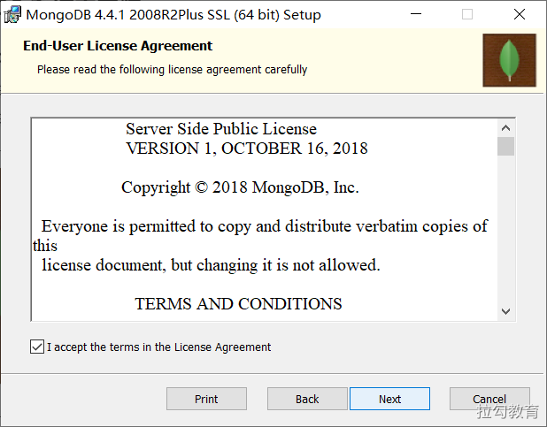 在 Windows 中安装 MongoDB - 图2