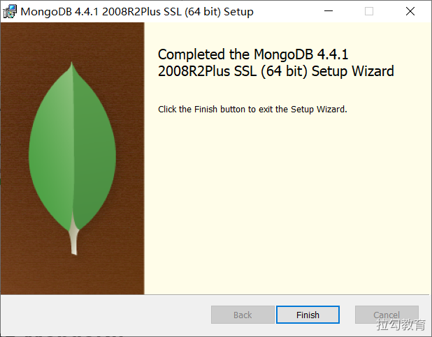 在 Windows 中安装 MongoDB - 图8