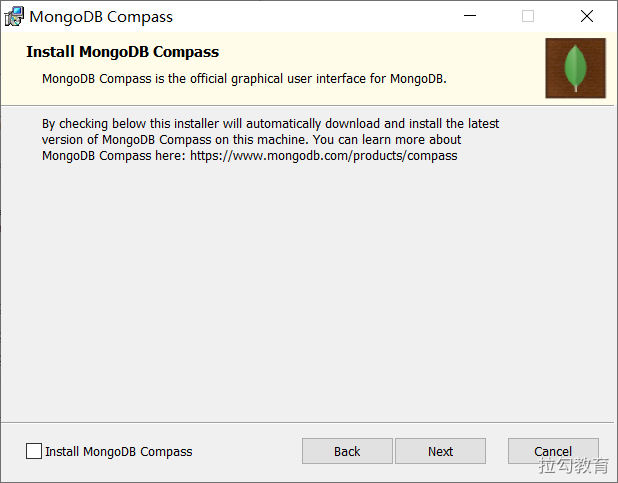 在 Windows 中安装 MongoDB - 图5