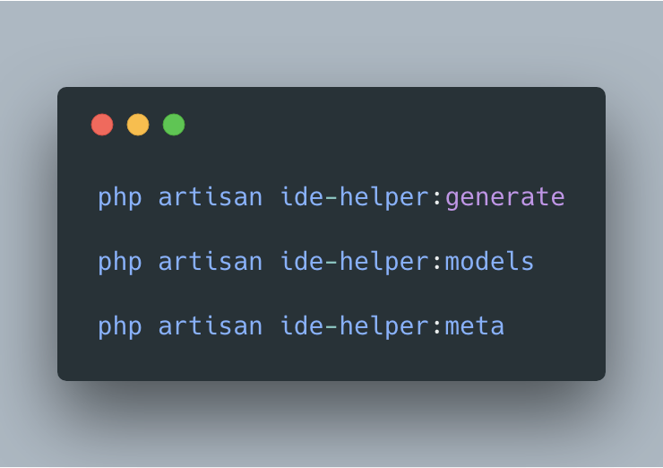 .Laravel 代码提示工具 Laravel IDE Helper介绍 - 图1