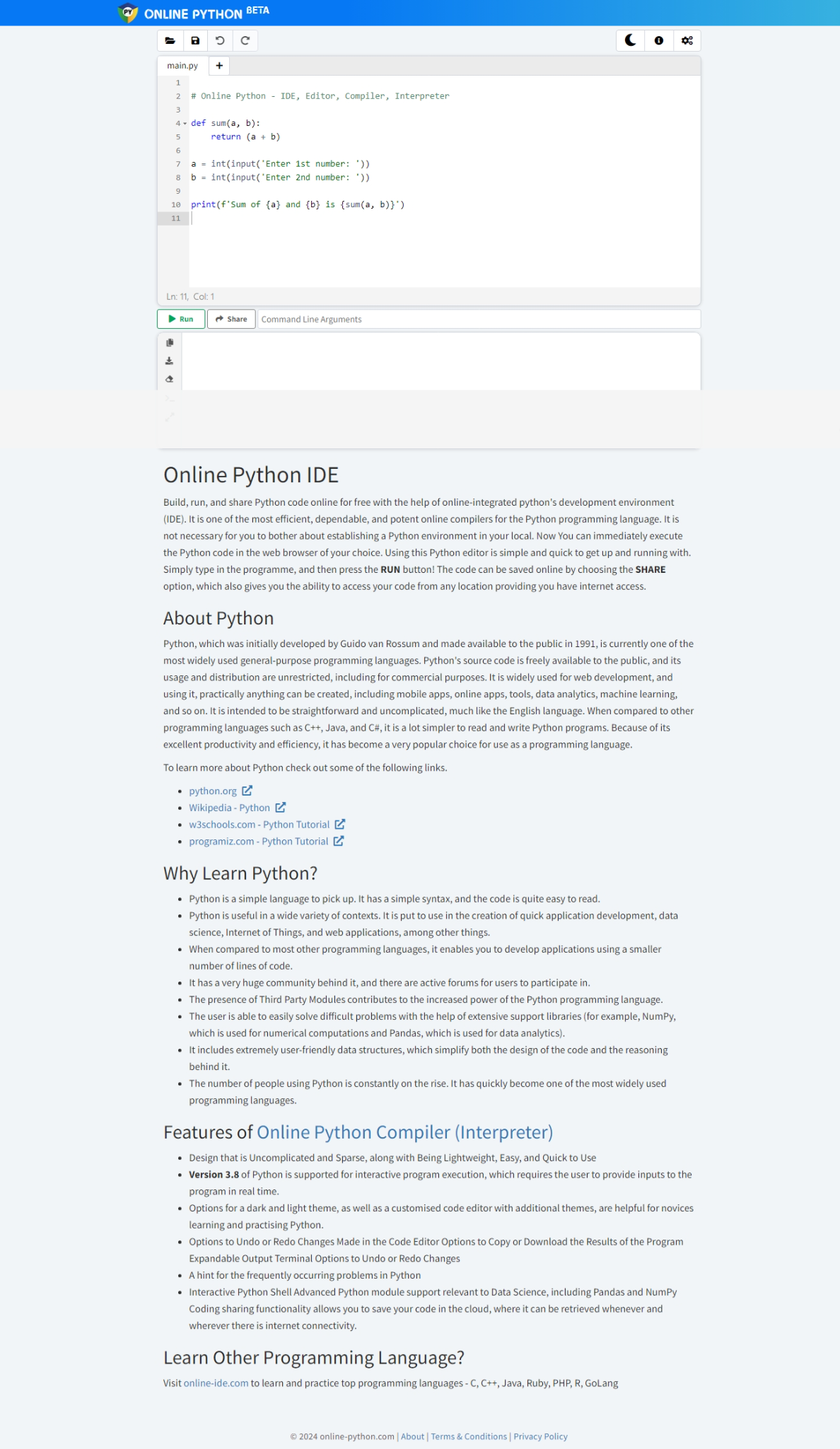 Python在线工具 - 图2