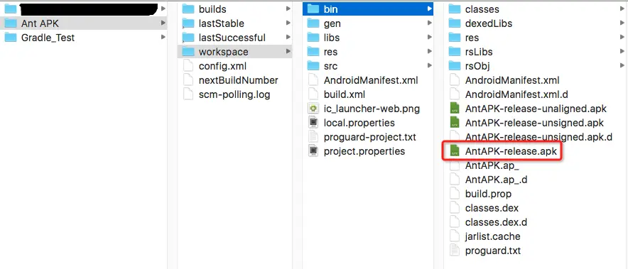 jenkins+eclipse+ant+蒲公英-实现Android自动打包全攻略（MAC版） - 图27