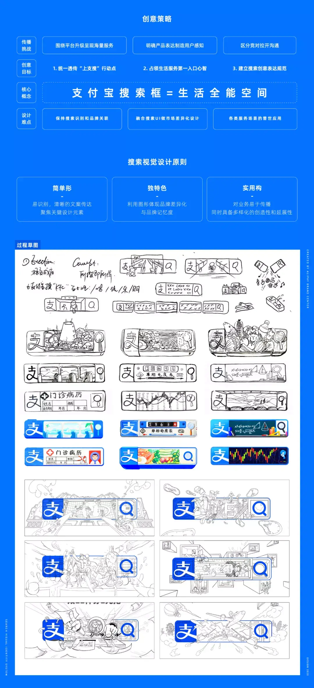 阿里｜支付宝跨年设计大戏，看搜索框演绎《符号的诞生》 - 图7