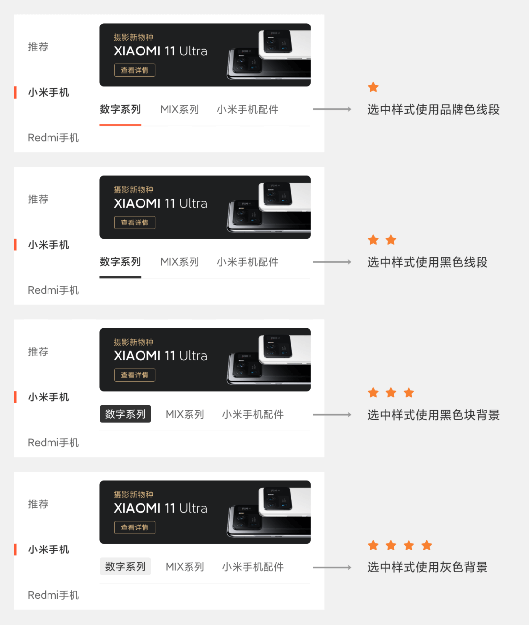 小米｜小米商城分类页UI升级，五大细节设计全面解析！ - 图6