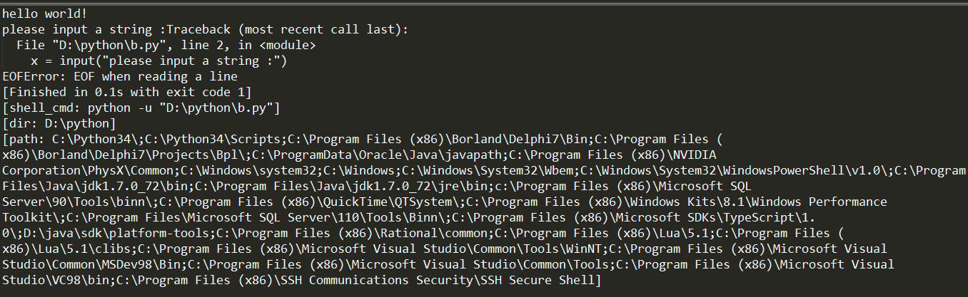 Sublime Text3配置在可交互环境下运行python快捷键 - 琴酒网络 - 博客园 - 图2