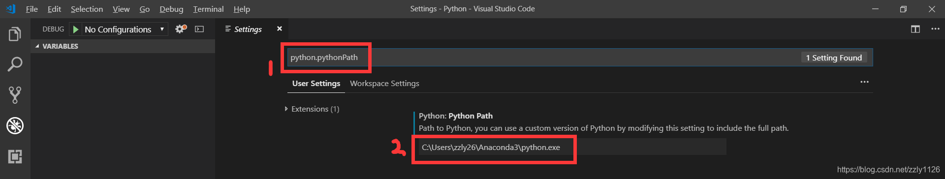 手把手教你 如何在VS Code下搭建Anaconda环境_zzly1126的博客-CSDN博客 - 图4
