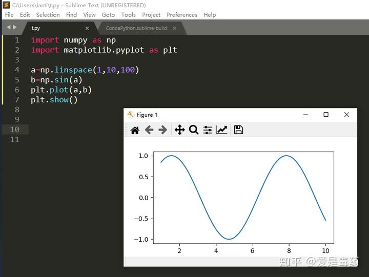如何优雅的融合Anaconda和Sublime Text3? - 知乎 - 图3
