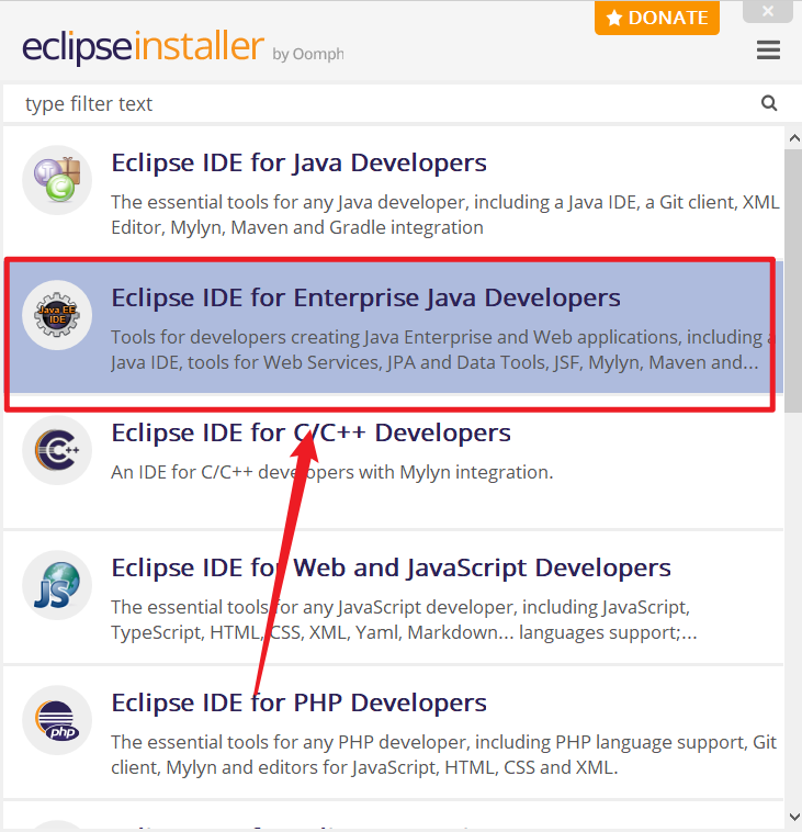 Eclipse下载使用以及配置Tomcat创建Servlet - 图2