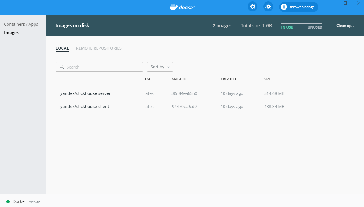 Windows10系统下使用Docker搭建ClickHouse开发环境 - 图4