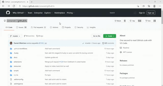 VS Code 中阅读 GitHub 代码 - 图1