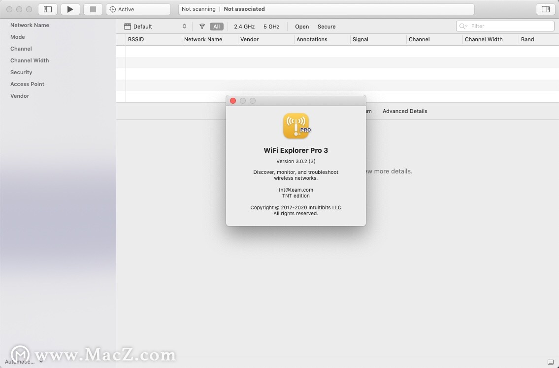 WiFi Explorer Pro 3 for Mac(wifi扫描和管理工具)v3.0.2免激活版 - 图1